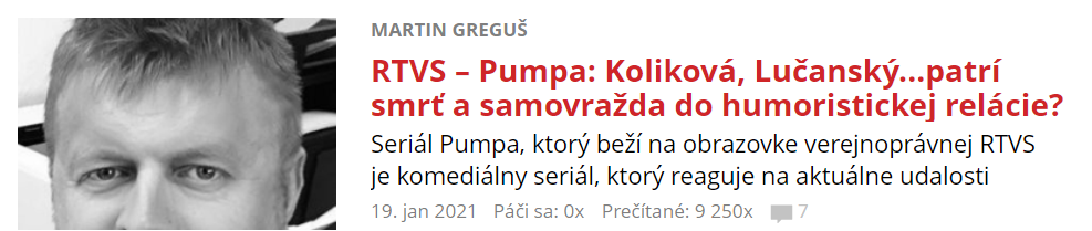 Patrí smrť a samovražda do humoristickej relácie?