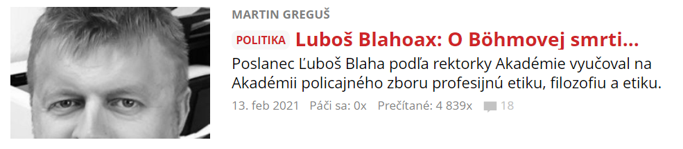 Bojovať s nepravdou, či vedomou lžou, je vždy nerovný boj